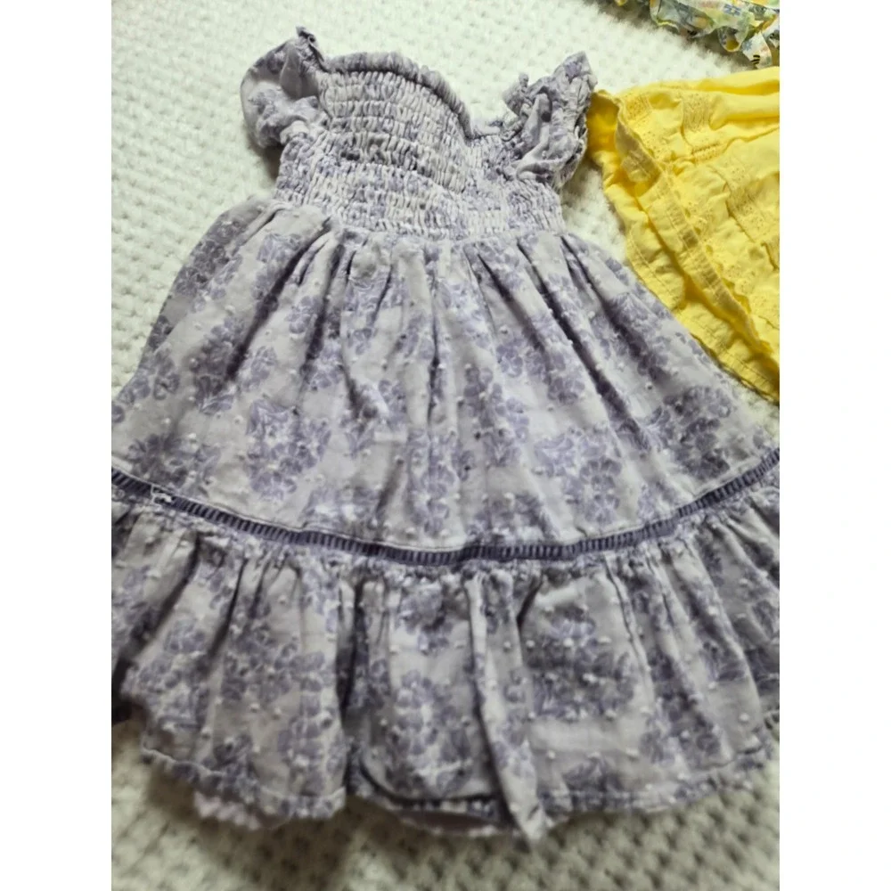 Baby Girl Summer Clothes Bundle Lot 24M‎ 2T Floral Lace Bee Set Baby girl